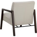 Neymar Linea Light Grey Leather Lounge Chair